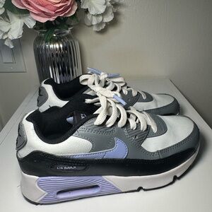 Nike Kids Sneakers in Gray, Black, and Lavender